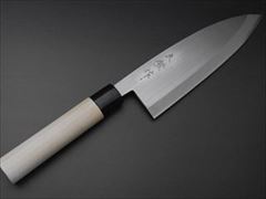 出刃包丁 最高級鋼を使用した業務用魚をさばく包丁185o久登作