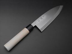 出刃包丁 最高級鋼を使用した業務用魚をさばく包丁165o久登作