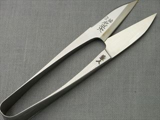 高級糸切り鋏（握り鋏）左平次105�o爪型　日本製