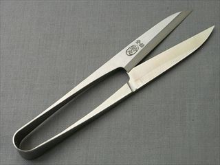 高級糸切り鋏（握り鋏）120�o鈴丸長刃　日本製