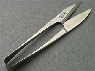 高級糸切り鋏（握り鋏）105�o鈴丸　爪型ミガキ　日本製