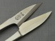 糸切り鋏（握り鋏）鈴丸105�o爪型　日本製　刃部分画像